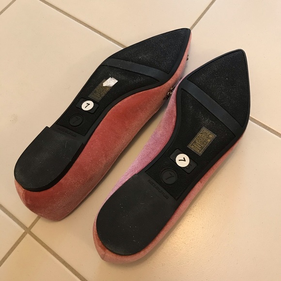 NWOT Sam Edelman Circus velvet pointed toe flats - Picture 4 of 5